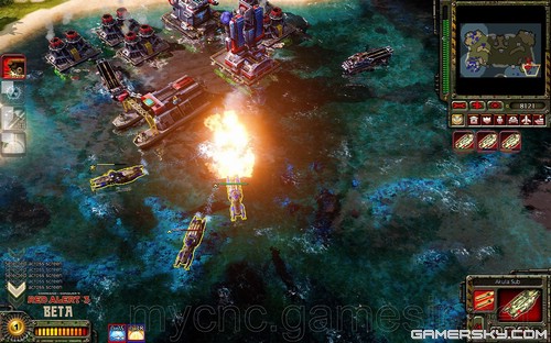 游民星空_《红色警戒3》22寸高清晰玩家测试截图
