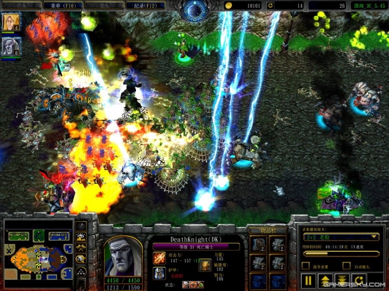 魔兽争霸《 澄海3C 》图文解说之--死亡骑士打